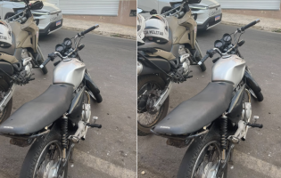 Motociclista perseguido pela PM é alcançado e moto apresenta irregularidades em Livramento