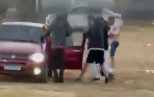Briga durante festejos na Rua do Areião pode ter deixado quatro feridos em Livramento de Nossa Senhora