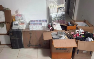 Polícia apreende mercadorias avaliadas em R$ 500 mil durante operação em Cândido Sales
