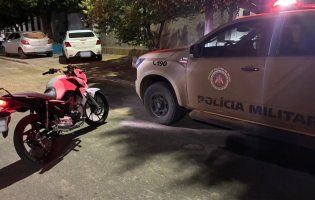 Polícia Militar apreende motocicleta com indícios de adulteração em Rio do Antônio.