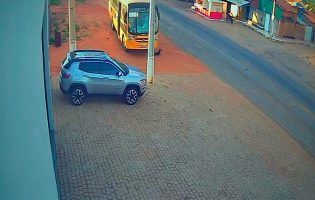 Cachorro morre após ser atropelado por ônibus escolar em Paramirim e caso gera revolta