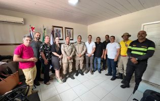 Reunião no comando da 46ª CIPM alinha planejamento do Arraiá do Amor 2026