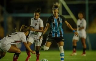 Vitória é superado pelo Grêmio no Brasileirão Feminino e segue na lanterna da Série A1