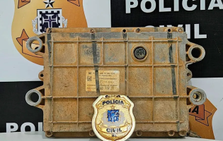 Polícia Civil recupera peça de caminhão avaliada em R$ 7 mil furtada de empresa em Vitória da Conquista