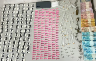 Rondesp prende dois suspeitos e apreende 397 porções de drogas em Iuiú