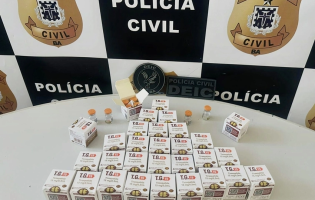 Polícia Civil apreende carga com 124 ampolas de medicamento transportadas de forma irregular em Vitória da Conquista