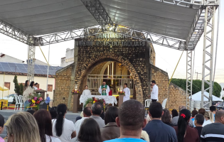 Comunidade inicia Festa do Bom Jesus do Taquari com celebrações religiosas