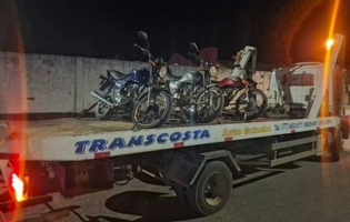 Operação de trânsito termina com três motocicletas apreendidas em Guanambi