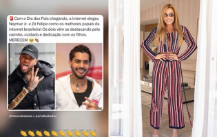 Poliana Rocha elogia paternidade de Zé Felipe e Neymar e provoca reações na web